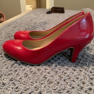 DailyShoes Casual Low Round Toe Heels